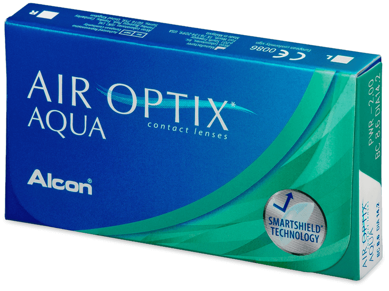 Air Optix Aqua (3 lentillas) - Lentes de contacto mensuales