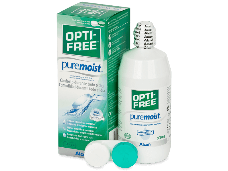 Líquido OPTI-FREE PureMoist 300 ml - líquido de limpieza