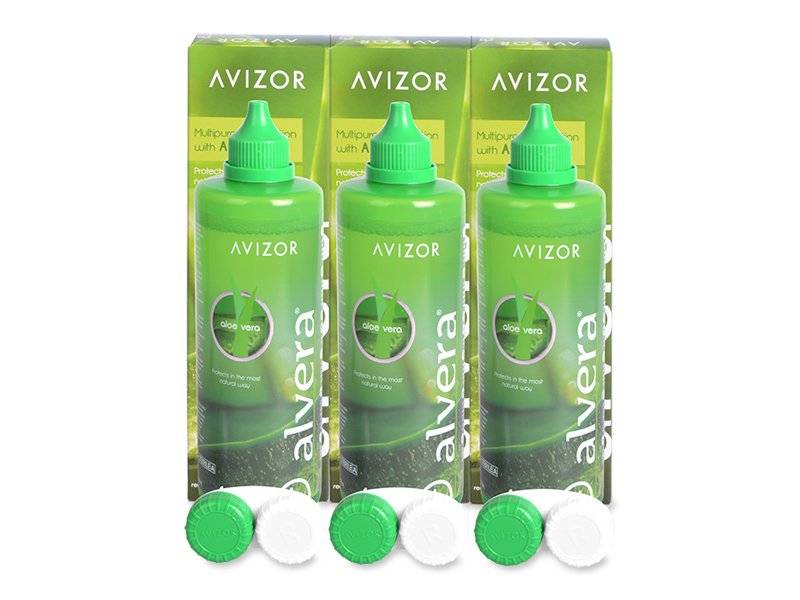 Líquido Alvera 3x 350 ml - Pack ahorro - solución triple