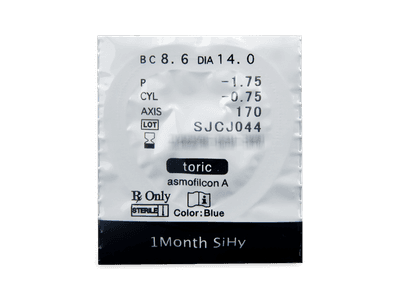 Miru 1month Menicon toric (6 Lentillas) - Previsualización del blister