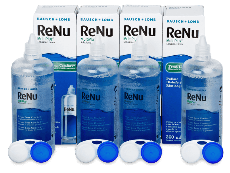 Líquido ReNu MultiPlus 4 x 360 ml - Pack económico 4 - líquido