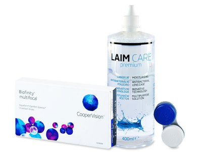 Biofinity Multifocal (6 lentillas) + Líquido Laim-Care 400 ml