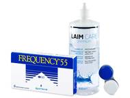 Frequency 55 (6 Lentillas) + Líquido Laim-Care 400 ml Pack lentillas + Laim-Care - Frequency 55 (6 Lentillas) + Líquido Laim-Care 400 ml