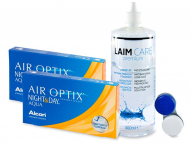 Air Optix Night and Day Aqua (2x3 lentillas) + Líquido Laim-Care 400 ml Pack lentillas + Laim-Care - Air Optix Night and Day Aqua (2x3 lentillas) + Líquido Laim-Care 400 ml