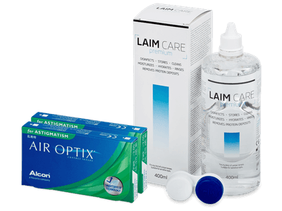 Air Optix for Astigmatism (2x3 Lentillas) + Laim Care 400ml