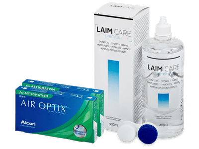 Air Optix for Astigmatism (2x3 Lentillas) + Laim Care 400ml