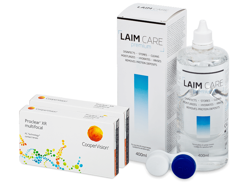 Proclear Multifocal XR (2x3 Lentillas) + Laim Care 400ml - Pack ahorro
