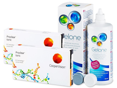 Proclear Toric XR (2x3 Lentillas) + Gelone 360ml
