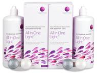 Líquido All In One Light 2 x 360 ml Pack ahorro de solución de lentillas - Líquido All In One Light 2 x 360 ml
