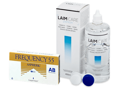 Frequency 55 Aspheric (6 Lentillas) + Líquido Laim-Care 400 ml