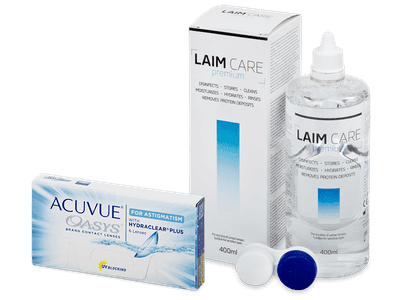 Acuvue Oasys for Astigmatism (6 lentillas) + Líquido Laim-Care 400 ml