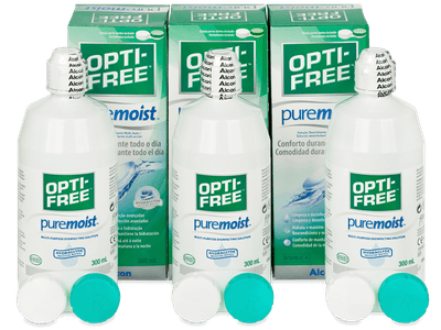 Líquido OPTI-FREE PureMoist 3 x 300 ml