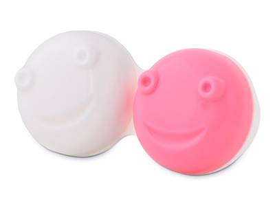 Estuche para limpiador de lentillas vibratorio - rosa