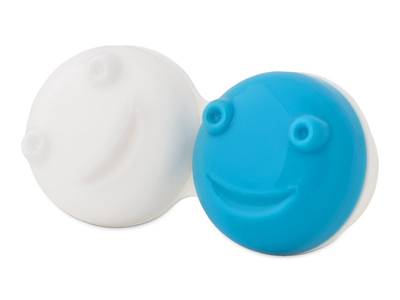 Estuche para limpiador de lentillas vibratorio - azul