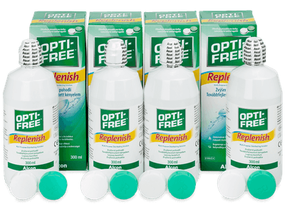 Líquido OPTI-FREE RepleniSH 4x 300 ml - Este producto también está disponible en esta variación de empaque