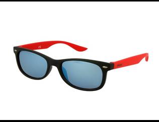Kids sunglasses Alensa Sport Black Red Mirror Gafas de sol Wayfarer - Kids sunglasses Alensa Sport Black Red Mirror
