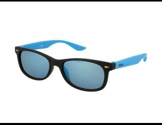Kids sunglasses Alensa Sport Black Blue Mirror Gafas de sol Wayfarer - Kids sunglasses Alensa Sport Black Blue Mirror