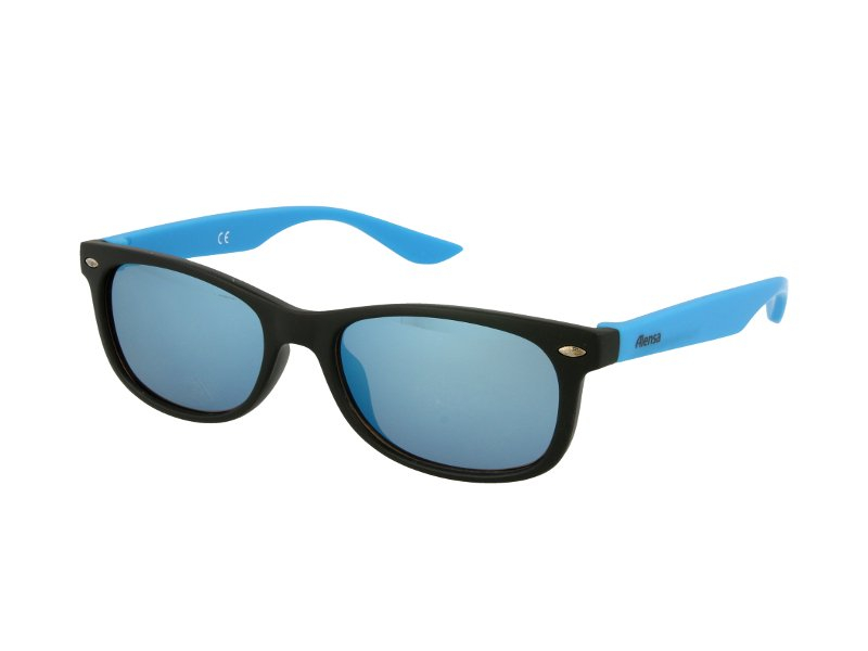 Gafas de sol para niños Alensa Sport Black Blue Mirror 