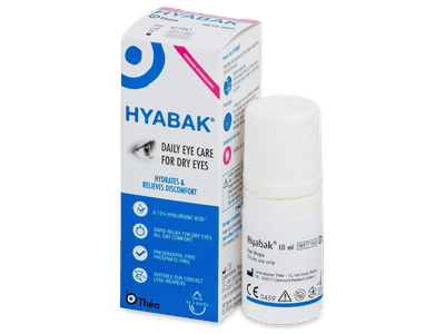 Gotas oculares Hyabak 10 ml - Diseño antiguo