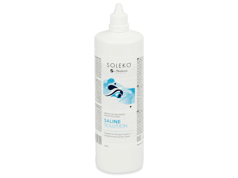 Líquido de enjuague Saline 500 ml - líquido de limpieza