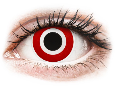 ColourVUE Crazy Lens - Bulls Eye - Sin graduar (2 lentillas)