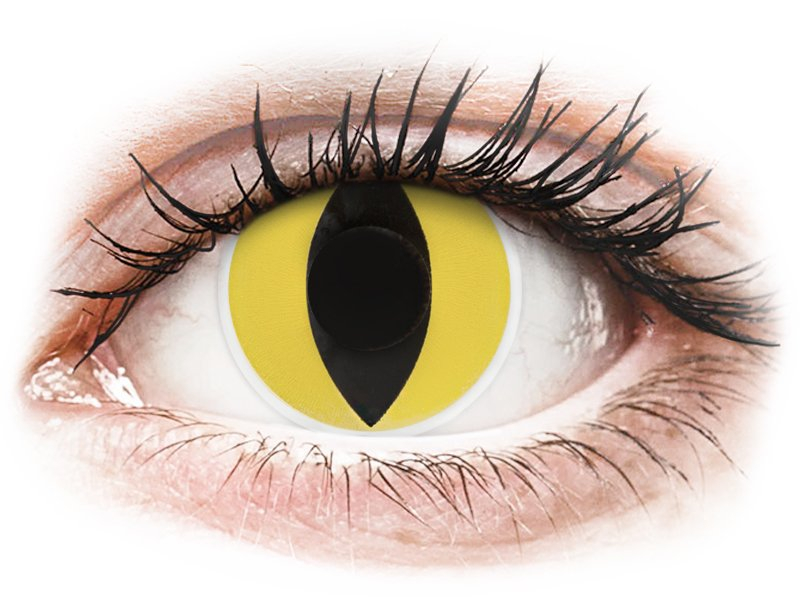 ColourVUE Crazy Lens - Cat Eye - Sin graduar (2 lentillas) - Lentillas de colores