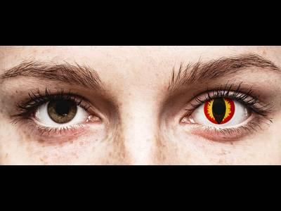 ColourVUE Crazy Lens - Dragon Eyes - Sin graduar (2 lentillas)