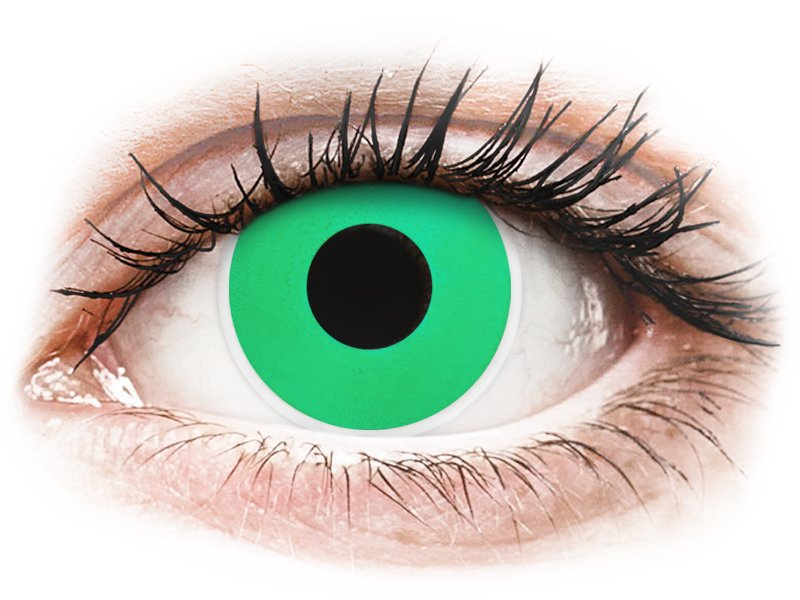 ColourVUE Crazy Lens - Emerald (Green) - Sin graduar (2 lentillas) - Lentillas de colores