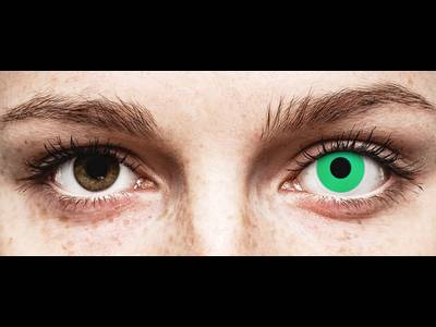 ColourVUE Crazy Lens - Emerald (Green) - Sin graduar (2 lentillas)