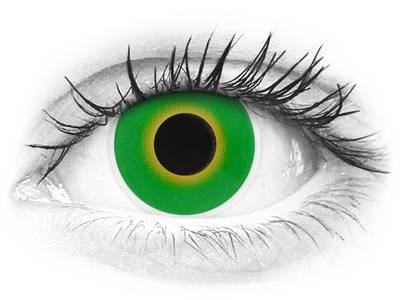 ColourVUE Crazy Lens - Hulk Green - Sin graduar (2 lentillas)