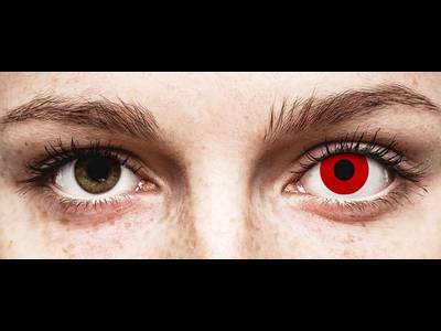 ColourVUE Crazy Lens - Red Devil - Sin graduar (2 lentillas)