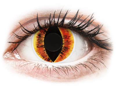 ColourVUE Crazy Lens - Saurons Eye - Sin graduar (2 lentillas)