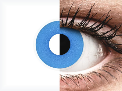 ColourVUE Crazy Lens - Sky Blue - Sin graduar (2 lentillas)