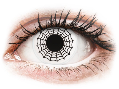 ColourVUE Crazy Lens - Spider - Sin graduar (2 lentillas)