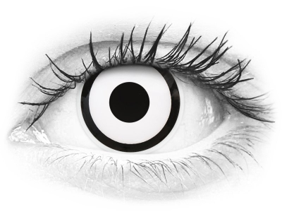 ColourVUE Crazy Lens - White Zombie - Graduadas (2 lentillas)