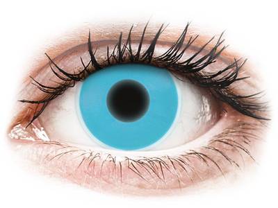 ColourVUE Crazy Glow Azul - Sin graduar (2 lentillas)