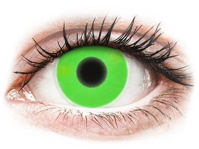 ColourVUE Crazy Glow Verde - Sin graduar (2 lentillas) - Lentillas de colores