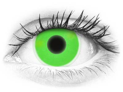 ColourVUE Crazy Glow Verde - Sin graduar (2 lentillas)