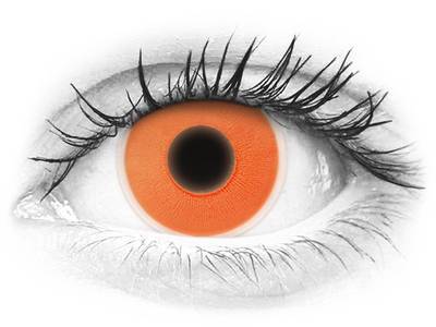 ColourVUE Crazy Glow Naranja- Sin graduar (2 lentillas)