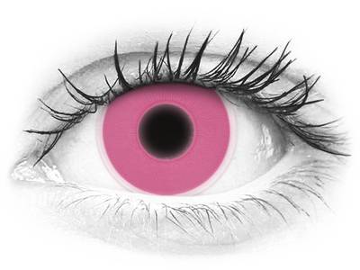 ColourVUE Crazy Glow Rosa - Sin graduar (2 lentillas)