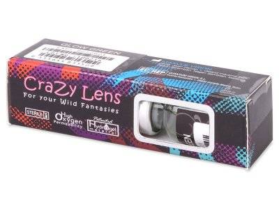 ColourVUE Crazy Glow Rojo - Sin graduar (2 lentillas)