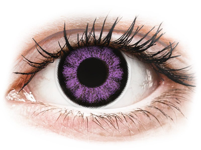ColourVUE BigEyes Ultra Violet - Sin graduar (2 lentillas) - Lentillas de colores