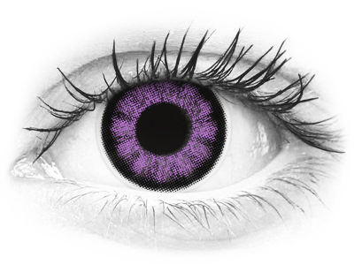 ColourVUE BigEyes Ultra Violet - Sin graduar (2 lentillas)