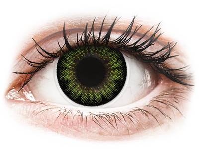 ColourVUE BigEyes Party Green - Sin graduar (2 lentillas) - Lentillas de colores