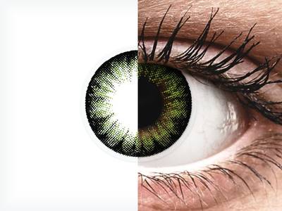 ColourVUE BigEyes Party Green - Sin graduar (2 lentillas)