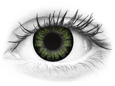 ColourVUE BigEyes Party Green - Sin graduar (2 lentillas)