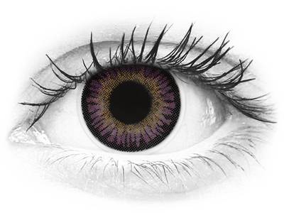 ColourVUE 3 Tones Violet - Sin graduar (2 lentillas)