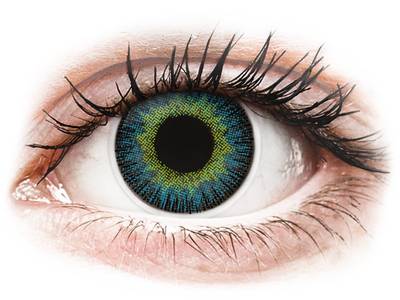 ColourVUE Fusion Yellow Blue - Sin graduar (2 lentillas)