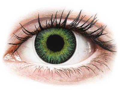 ColourVUE Fusion Green Yellow - Sin graduar (2 lentillas)