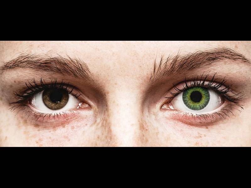 ColourVUE Fusion Green Yellow - Sin graduar (2 lentillas)